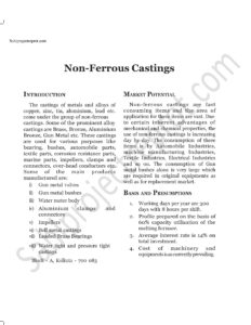 Read more about the article Sahi project report for Non-Ferrous Castings