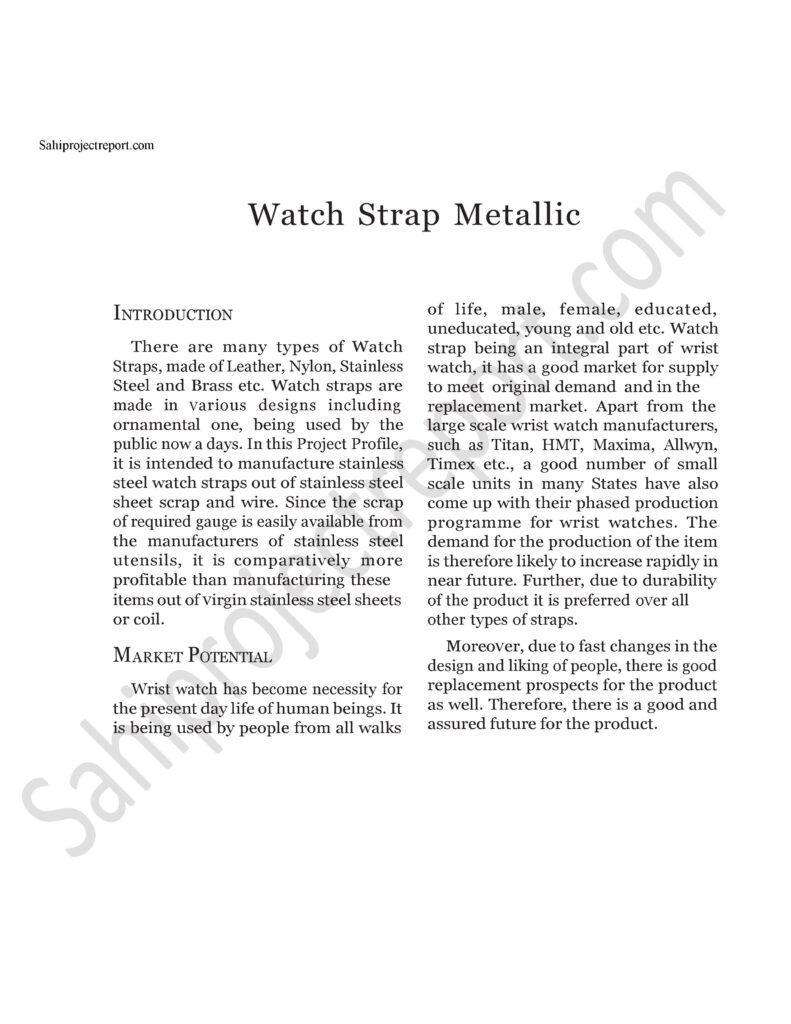 8Q6TCAONvZOMZ0nK 1 Sahi project report for Watch Strap Metallic