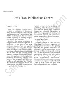 Read more about the article Sahi project report for Desk Top Publishing Centre