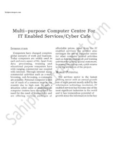 Read more about the article Sahi project report for Multi–purpose Computer Centre For IT Enabled Services/Cyber Cafe