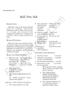 Read more about the article Sahi project report for Ball Pen Ink