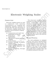 Read more about the article Sahi project report for  Electronic Weighing Scales