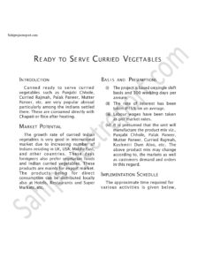Read more about the article Sahi project report for  READY TO SERVE CURRIED VEGETABLES