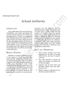 Read more about the article Sahi project report for  School Uniforms